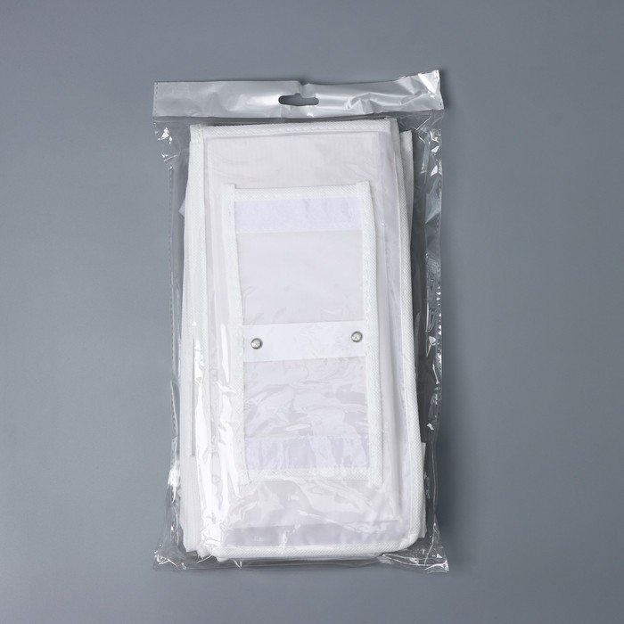 Органайзер подвесной «Стейт», 5 отделений, 70×15×15 см, цвет белый Органайзер подвесной «Стейт», 5 отделений, 70×15×15 см, цвет белый