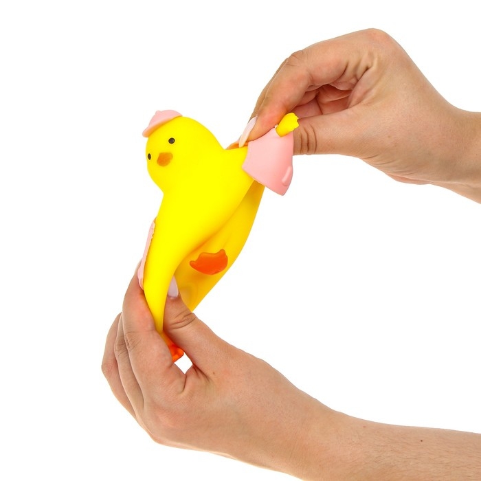 Мялка «Уточка» с пастой, цвета МИКС Мялка «Уточка» с пастой, цвета МИКС