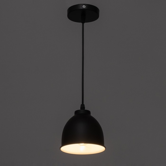 Светильник Светильник "Ласер" 1хЕ27 40Вт черный 13х13х10-110 см