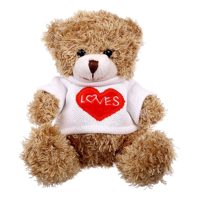 Мягкая игрушка «Любимый мишка», 15 см, цвета МИКС Мягкая игрушка «Любимый мишка», 15 см, цвета МИКС