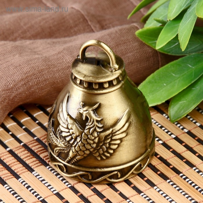 Колокольчик металл  Колокольчик металл "Птица Феникс" 6х4,8х4,8 см