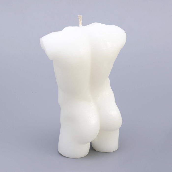 Свеча фигурная  Свеча фигурная "Силуэт мужчины"  12х7,5 см, белая