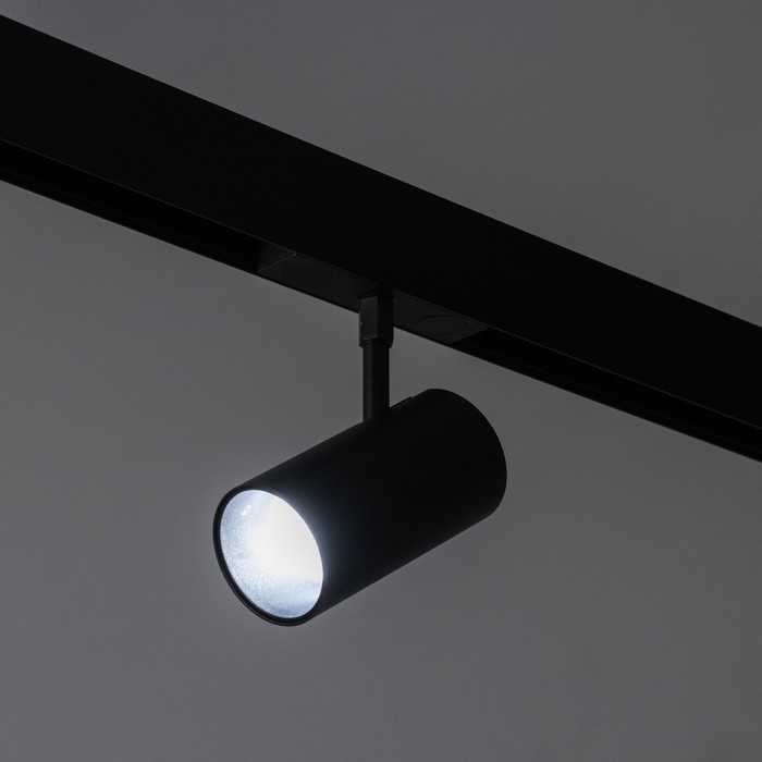 Светильник трековый ULTRA Светильник трековый ULTRA "Цилиндр" LED 20Вт 3000K-5700К CRI90 черный 11,5х17,7х30 см
