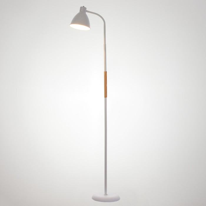 Торшер 19118/1WT E27 40Вт белый 23х159 см