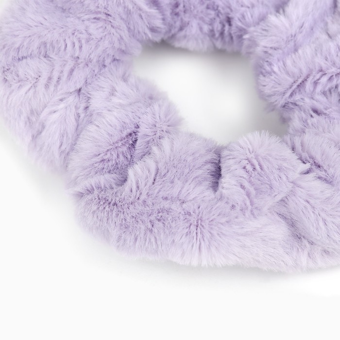 Резинка для волос фиолетовая, пушистая, 11 см, Минни Маус Резинка для волос фиолетовая, пушистая, 11 см, Минни Маус
