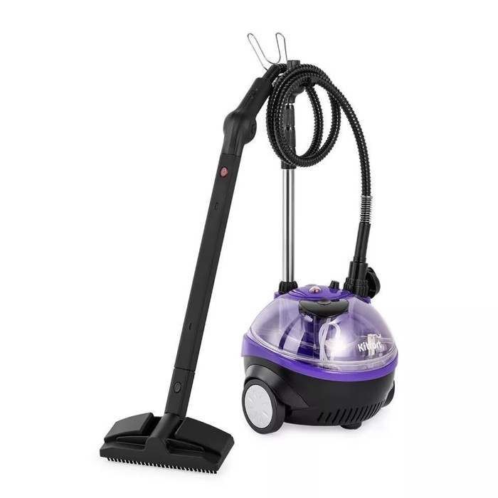 Отпариватель KT-9133, напольный, 1580 Вт, 1800 мл, 70 г/мин, «3 в 1», фиолетовый Отпариватель KT-9133, напольный, 1580 Вт, 1800 мл, 70 г/мин, «3 в 1», фиолетовый