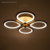 Светильник "Галактика" 033700 LED 100W золото 57х57х7,5см