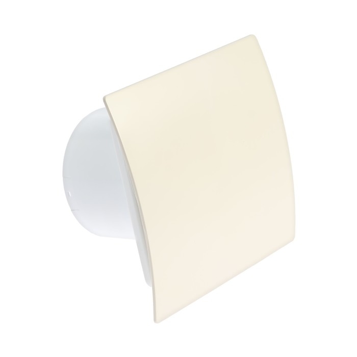 Вентилятор вытяжной Вентилятор вытяжной "КосмоВент" KV100SK, d=100 мм, 33-41 дБ, без выключателя, слоновая кость