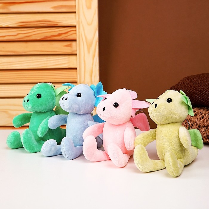 Мягкая игрушка &laquo;Дракон&raquo; на брелоке, 11 см, цвет МИКС