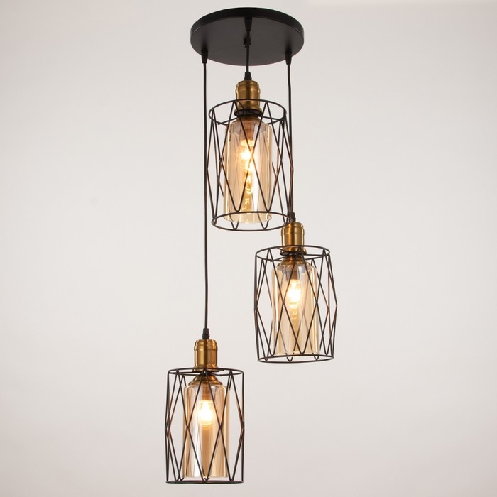 Светильник BayerLux 2101/3BK E27 40Вт черный Светильник BayerLux 2101/3BK E27 40Вт черный