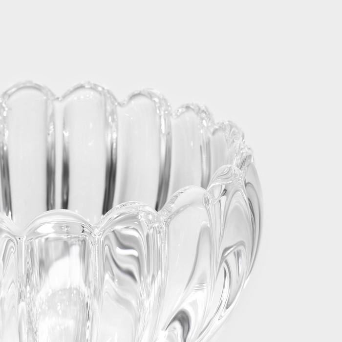 Сахарница стеклянная Доляна «Любава», 250 мл, 10×10,5 см Сахарница стеклянная Доляна «Любава», 250 мл, 10×10,5 см