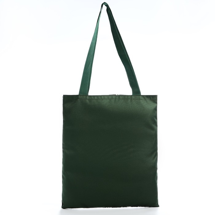 Шопер «Тропики» 35х0.5х40 см, отдел без молнии, без подклада, зеленый Шопер «Тропики» 35х0.5х40 см, отдел без молнии, без подклада, зеленый