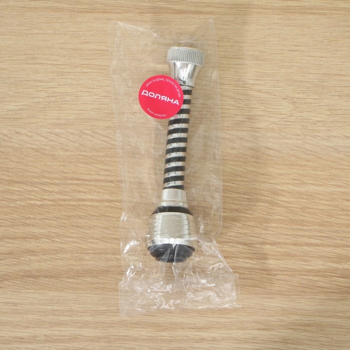 Поворотная насадка на кран Доляна «Флекс Фикс», d=1,5 см, с изменяемым углом наклона и интенсивностью струи, с сеткой Поворотная насадка на кран Доляна «Флекс Фикс», d=1,5 см, с изменяемым углом наклона и интенсивностью струи, с сеткой