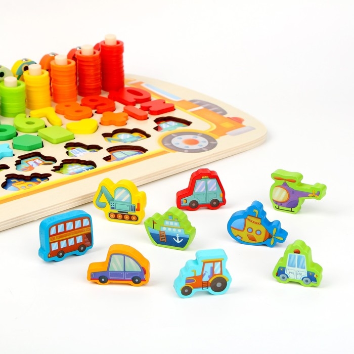 Детский логический центр 5 в 1 «Автобус» 42 × 22,5 × 8 см Детский логический центр 5 в 1 «Автобус» 42 × 22,5 × 8 см