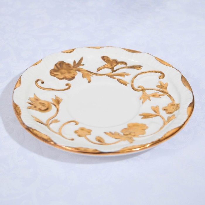 Чайная пара фарфор «Соната» чашка 200 мл, блюдце ⌀ 16 см Чайная пара фарфор «Соната» чашка 200 мл, блюдце ⌀ 16 см