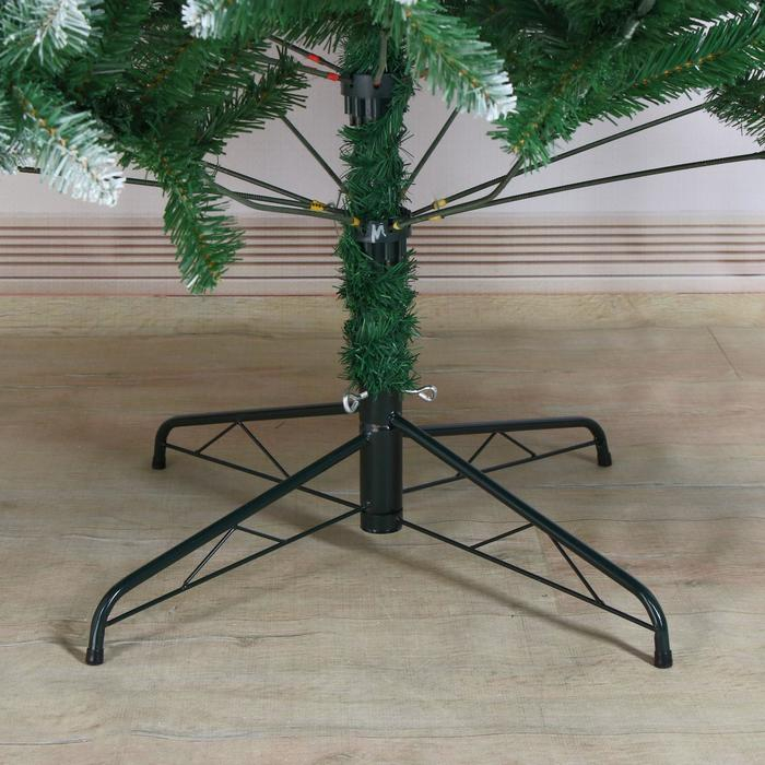 Ёлка  Ёлка "Иней с ягодами" металл подставка, 270 см d нижнего яруса 135 см 1850 веток