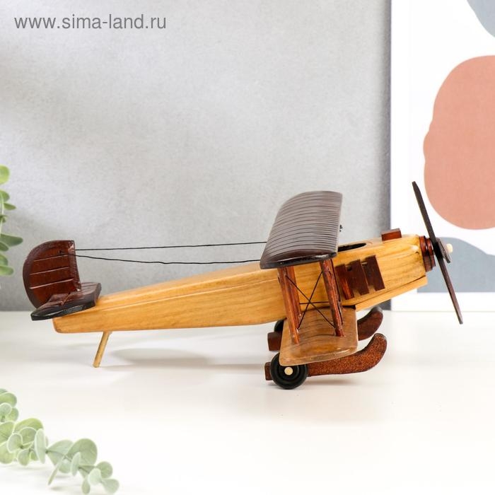Сувенир дерево  Сувенир дерево "Ретро. Самолет" МИКС 11,5х35,5х30 см