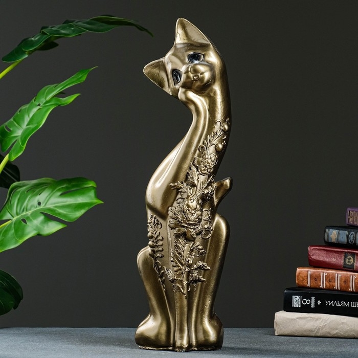 Копилка Копилка "Кошка" бронза, 49см