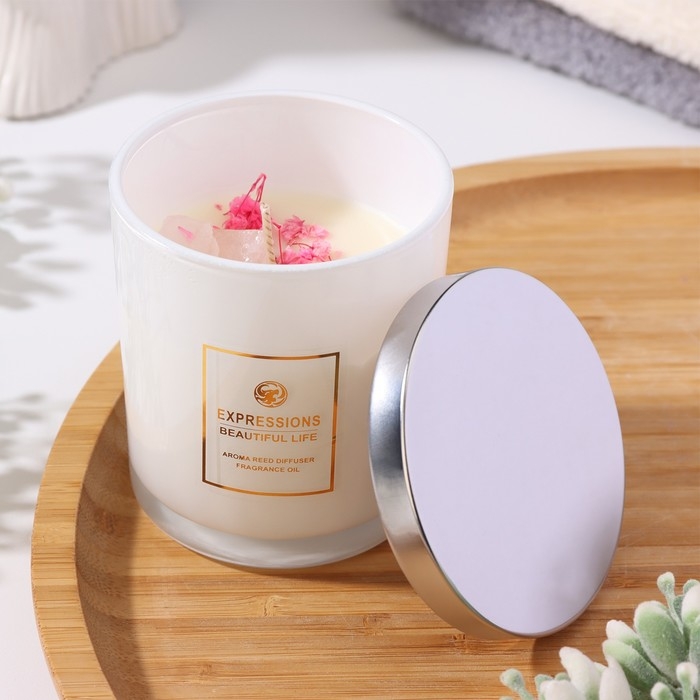 Свеча ароматическая  Свеча ароматическая "Scented Candle", английская груша и фрезия