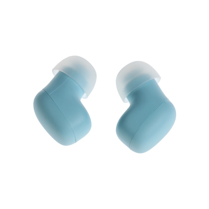 Наушники беспроводные Y6, TWS, вакуумные, BT 5.3, 30/200 мАч, Type-C, подвес, голубые