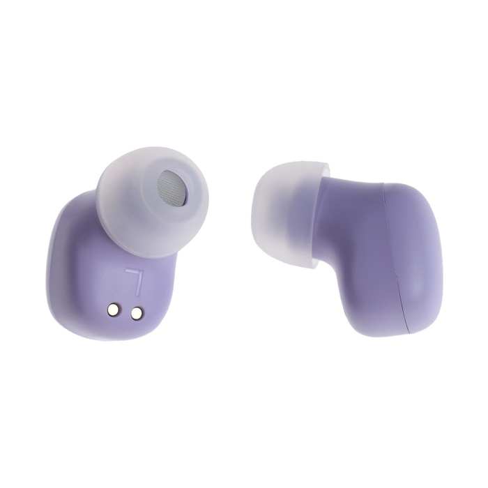 Наушники беспроводные Y6, TWS, вакуумные, BT 5.3, 30/200 мАч, Type-C, подвес, фиолетовые Наушники беспроводные Y6, TWS, вакуумные, BT 5.3, 30/200 мАч, Type-C, подвес, фиолетовые