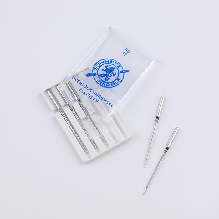 Иглы для плоскошовных и оверлок машин, №80, 5 шт Иглы для плоскошовных и оверлок машин, №80, 5 шт