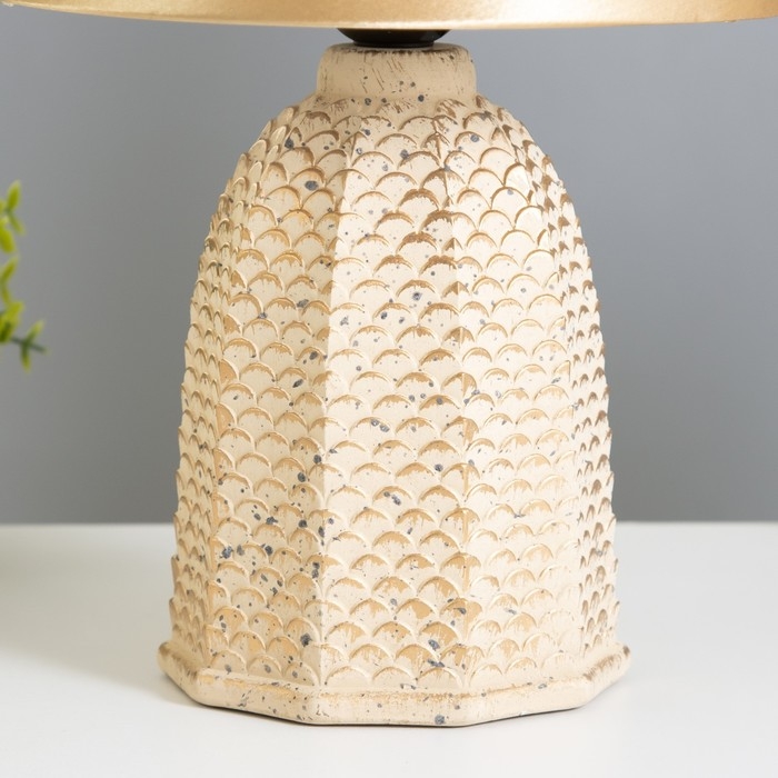 Настольная лампа Настольная лампа "Арабика" E27 40Вт бежевый 20х20х33 см RISALUX