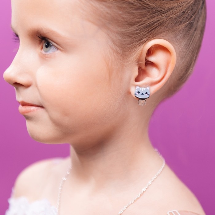 Клипсы «Милые детали для тебя» детские серьги Клипсы «Милые детали для тебя» детские серьги