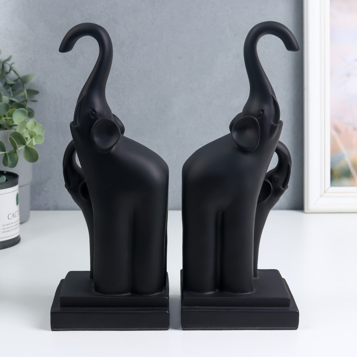 Держатели для книг  Держатели для книг "Слоны" набор 2 штуки 25,5х10,5х10,5 см