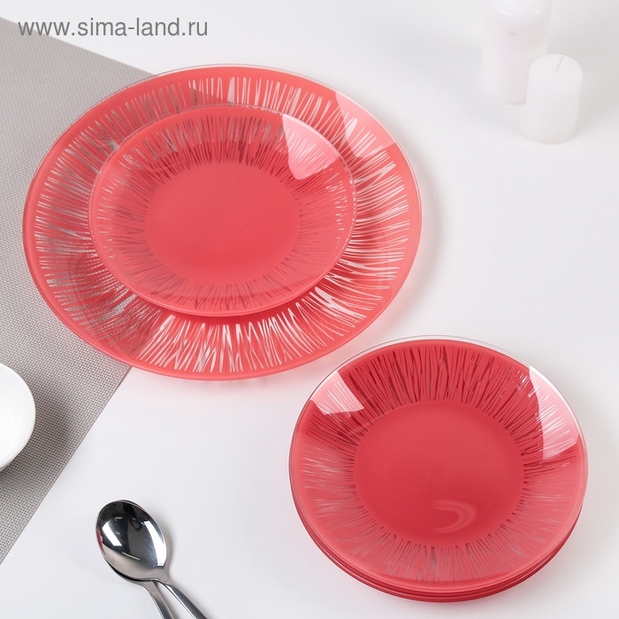 Сервиз столовый «Витас», 7 предметов: 30×30 см - 1 шт, 20×20 см - 6 шт Сервиз столовый «Витас», 7 предметов: 30×30 см - 1 шт, 20×20 см - 6 шт