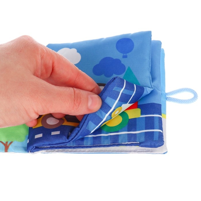 Книжка-шуршалка «Транспорт» 12х12 см, Крошка Я