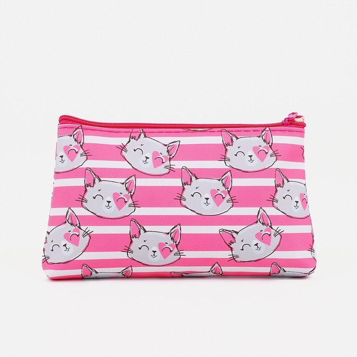Косметичка на молнии, цвет розовый Косметичка на молнии, цвет розовый