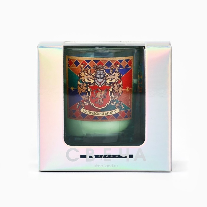 Новогодняя свеча в стакане «Новый год: Магический аромат», сосна Новогодняя свеча в стакане «Новый год: Магический аромат», сосна