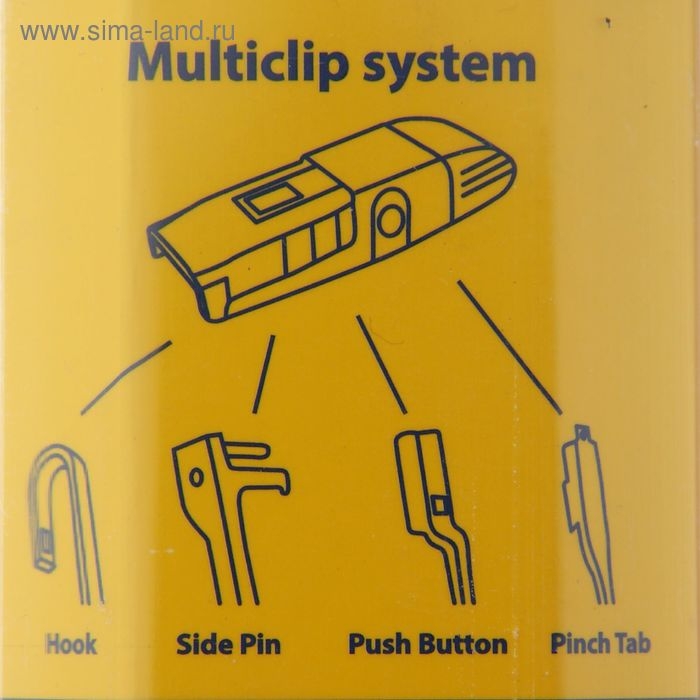Щетка стеклоочистителя Goodyear FRAMELESS, 19 Щетка стеклоочистителя Goodyear FRAMELESS, 19"/ 480 мм, бескаркасная, мультикрепление