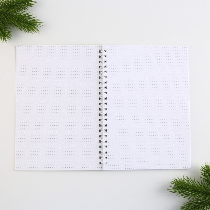 Новый год. Ежедневник с тиснением &laquo;Счастья в Новом Году&raquo;, А5, 60 листов