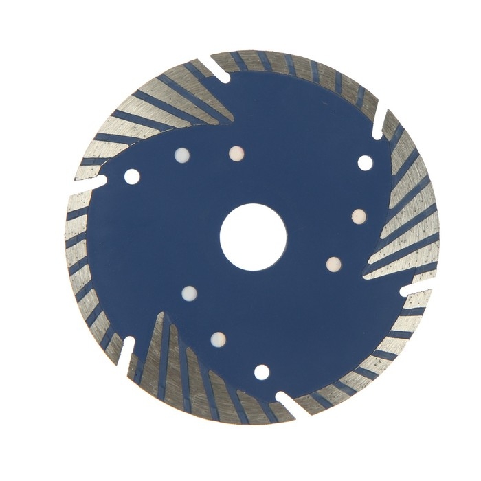 Диск алмазный отрезной ТУНДРА, TURBO-сегмент с защитными секторами, сухой рез, 125 х 22 мм Диск алмазный отрезной ТУНДРА, TURBO-сегмент с защитными секторами, сухой рез, 125 х 22 мм