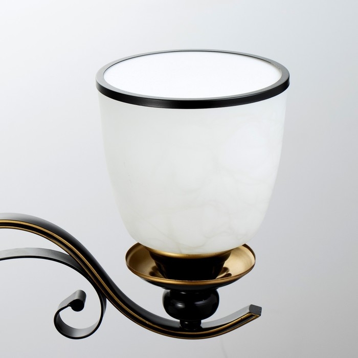 Люстра Люстра "Аруна" 3х40Вт Е27 черный 62х62х46 см BayerLux