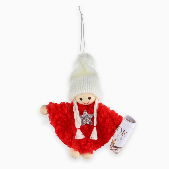Ёлочная игрушка новогодняя «Желания сбудутся», на Новый год, 7 х 6 х 3 см Ёлочная игрушка новогодняя «Желания сбудутся», на Новый год, 7 х 6 х 3 см