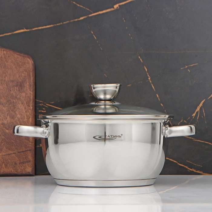 Кастрюля «Антея», 3 л, d=20 см, капсульное дно, индукция Кастрюля «Антея», 3 л, d=20 см, капсульное дно, индукция