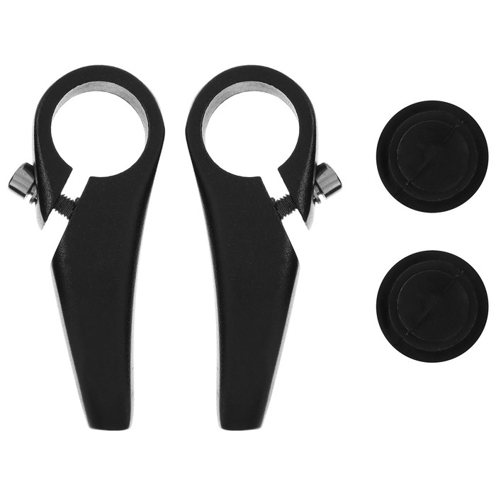 Рога на руль Dream Bike, K-45, алюминиевые, цвет чёрный Рога на руль Dream Bike, K-45, алюминиевые, цвет чёрный