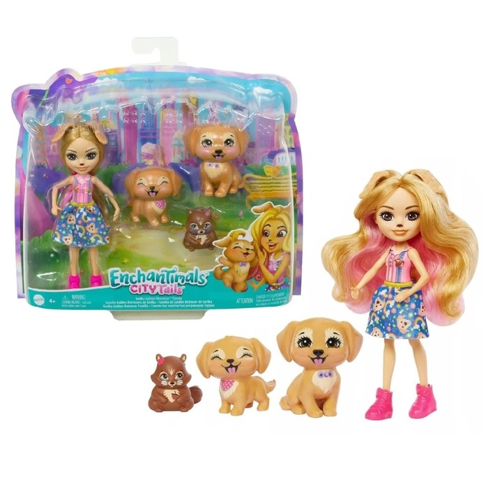 Игровой набор «Энчантималс. Герика Голден Ретривер и питомцы» Игровой набор «Энчантималс. Герика Голден Ретривер и питомцы»