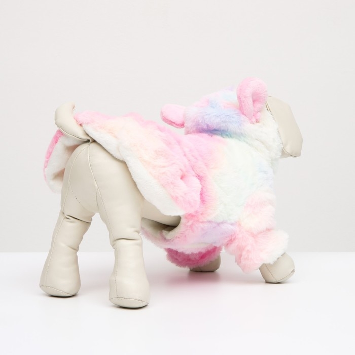 Куртка  Куртка "Зайчонок" с капюшоном , размер XS (ДС 20, ОШ 12,5 см, ОГ 30см), пастельная