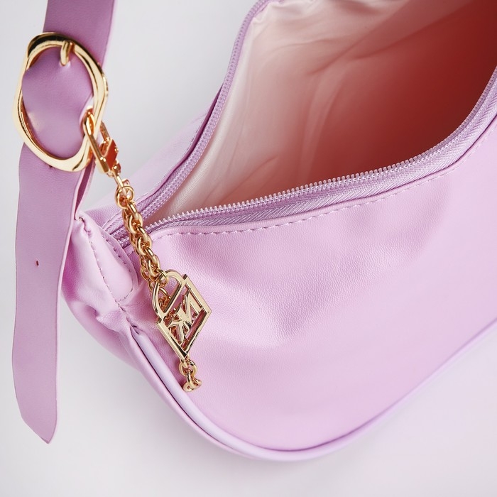 Сумка женская из искусственной кожи NAZAMOK, 28*15 см, сиреневый цвет Сумка женская из искусственной кожи NAZAMOK, 28*15 см, сиреневый цвет