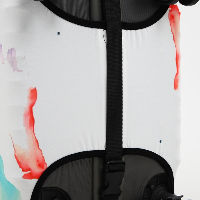 Чехол на чемодан M, цвет белый/разноцветный