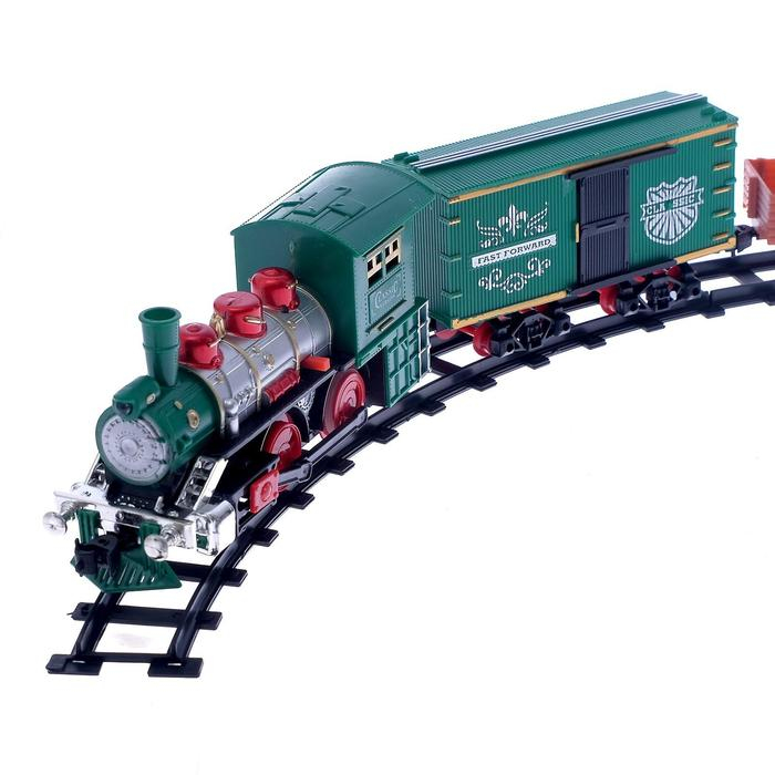 Железная дорога «Классик», со световыми, звуковыми и дымовыми эффектами, протяжённость пути 2,88 м Железная дорога «Классик», со световыми, звуковыми и дымовыми эффектами, протяжённость пути 2,88 м