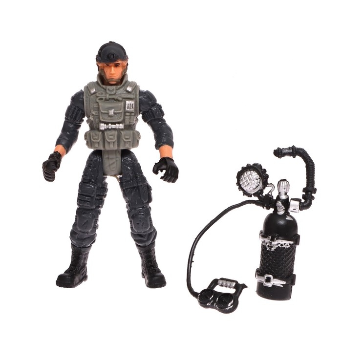 Фигурка героя «Спецназ», с аксессуарами, 10х5 см, МИКС Фигурка героя «Спецназ», с аксессуарами, 10х5 см, МИКС