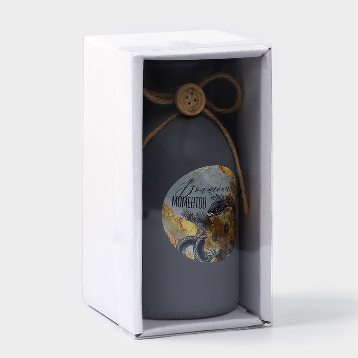 Ваза на Новый Год стеклянная «Новогодняя коллекция: Волшебных моментов», 13,7 х 6,3 см