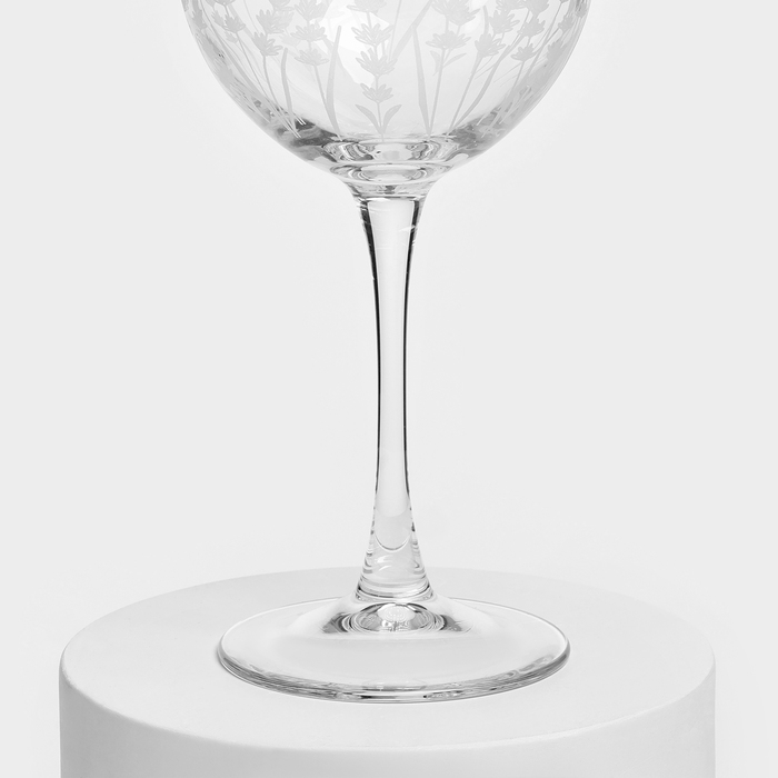 Набор стеклянных фужеров «Лаванда», 350 мл, 6 шт Набор стеклянных фужеров «Лаванда», 350 мл, 6 шт