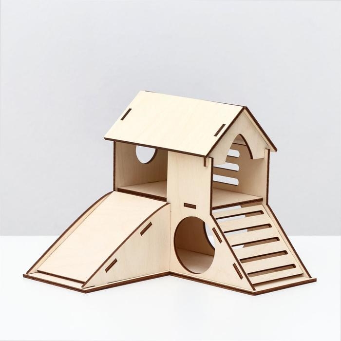 Домик для грызунов, 18 х 18 х 14,7 см Домик для грызунов, 18 х 18 х 14,7 см