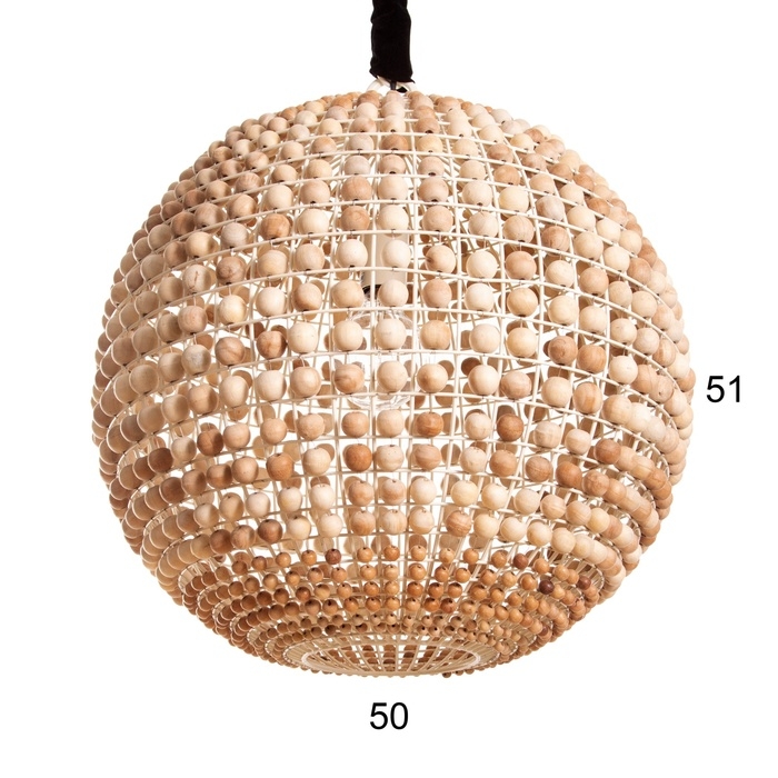 Светильник потолочный "Сёкл" бежевый 1х40Вт, Е27, 52х52х57 см